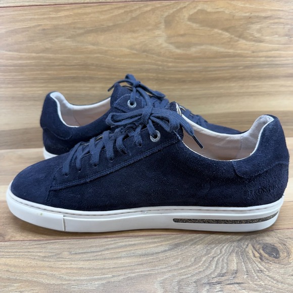 Birkenstock Bend Low Womens 10 N EU 41 Navy Blue Suede Comfort Sneakers - Picture 6 of 10